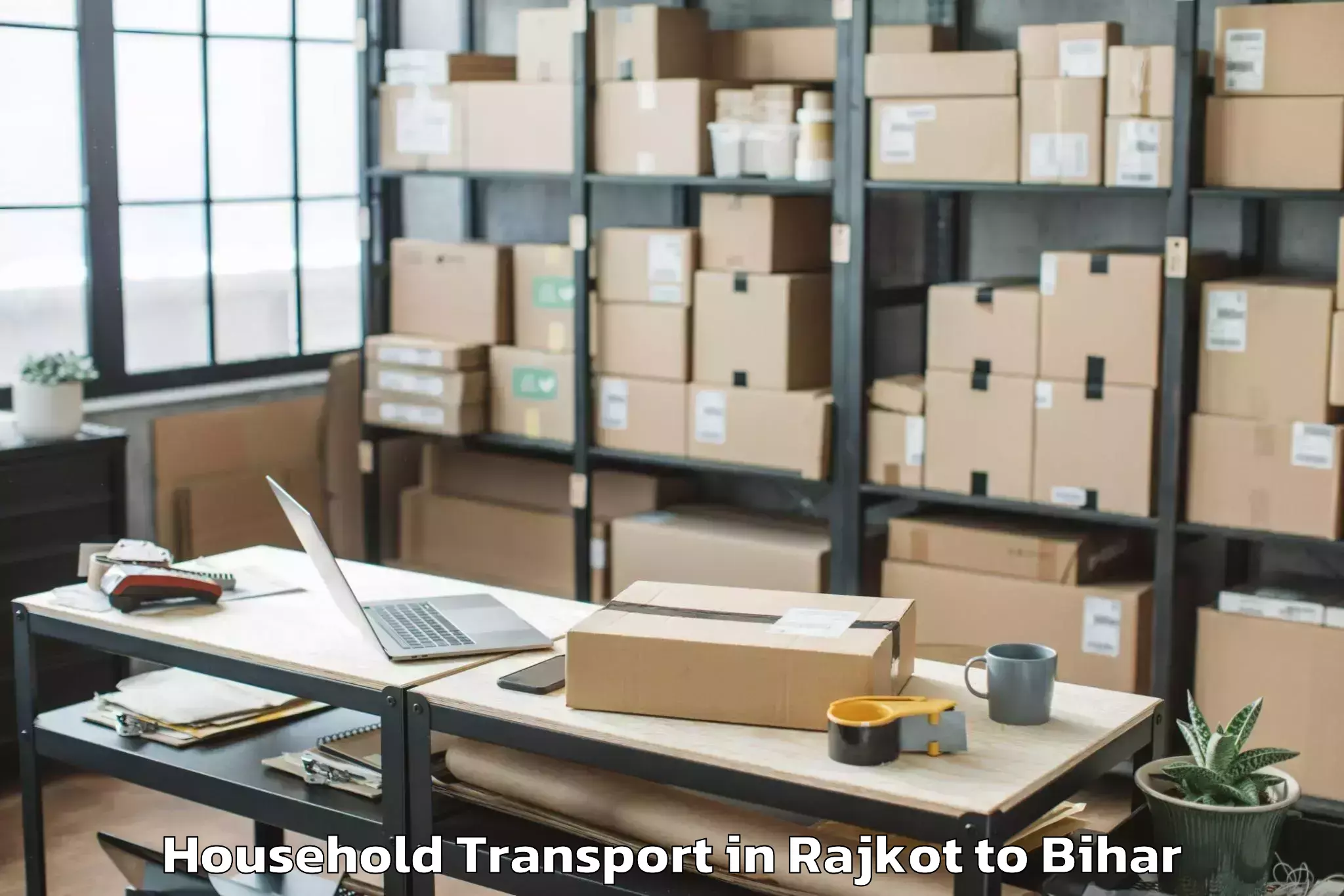 Quality Rajkot to Salkhua Household Transport